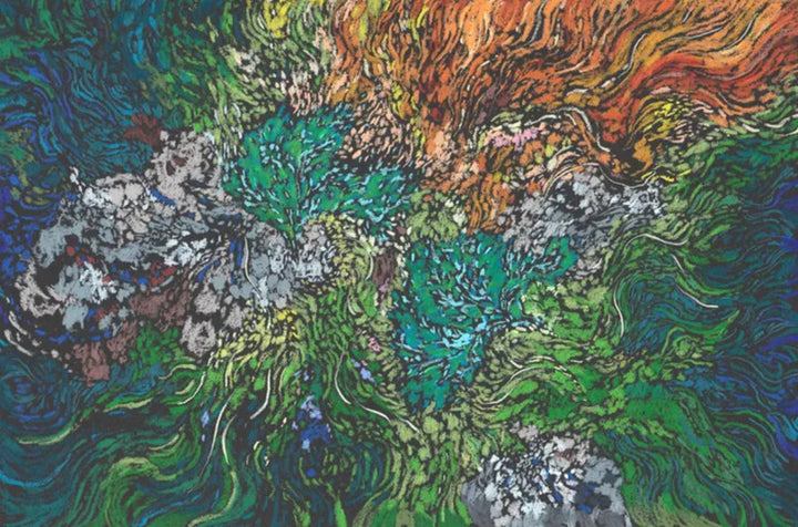 Moving Slowly With Nature by Octavia Madden, original drawing
