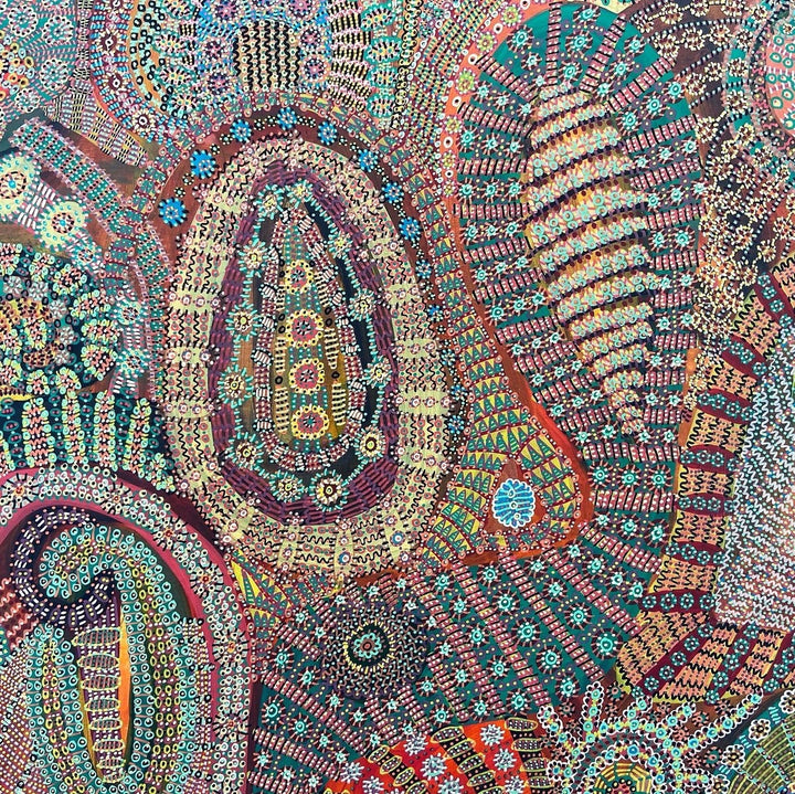 Orange Fields by Emma-Louise Grady, original painting