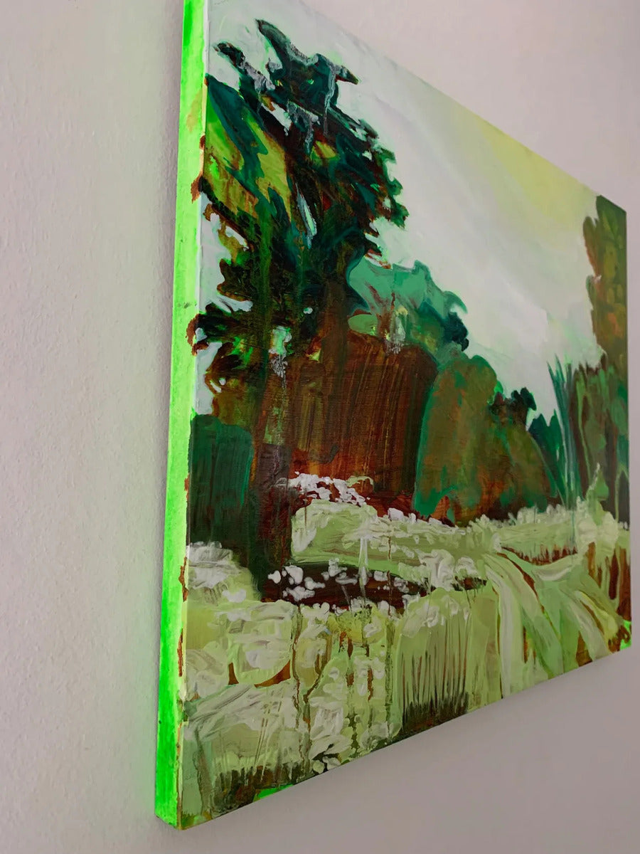 Study in Green 2 by Helen Latham, detail 2