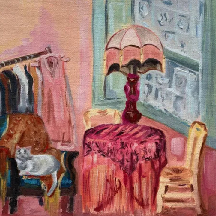 The Dressing Room by Katherine Benson, original painting