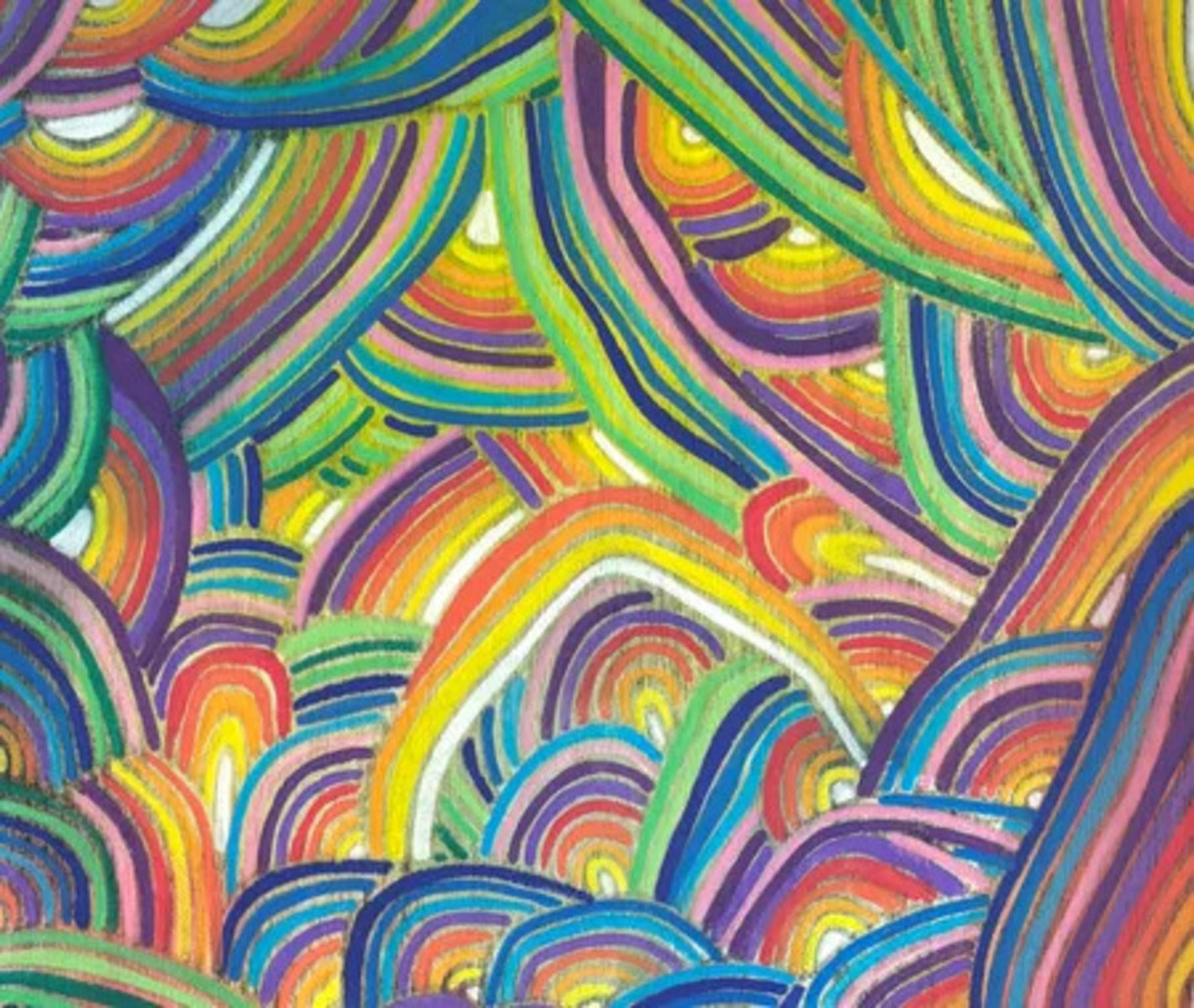 Rainbow Waves by Coral Churchill, detail 2