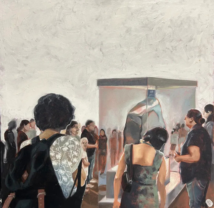 Observer 2: Rosetta Stone by Will Greene, original painting