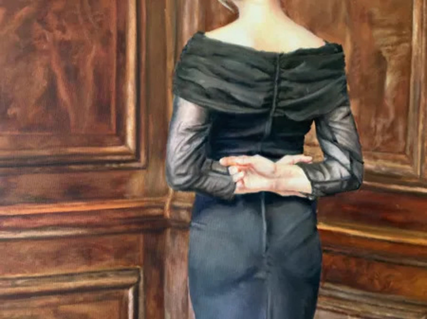The Dress by Phoebe Hardwick, detail 1