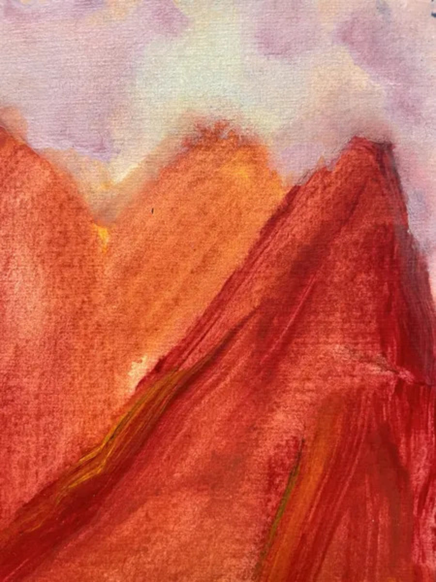 Papaya III by Charlotte Johnston, detail 1