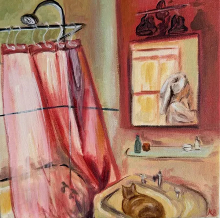 Morning Routine by Katherine Benson, original painting