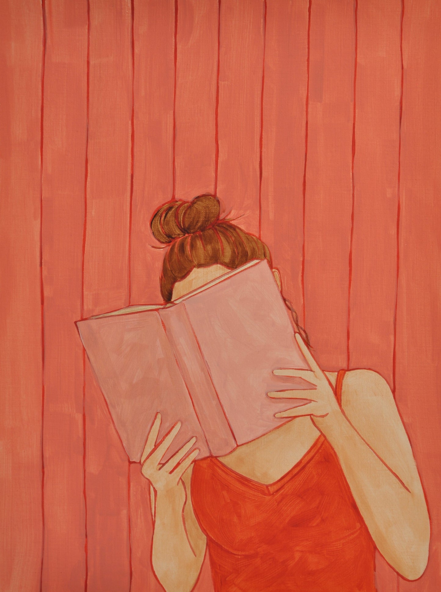 I Can't Put It Down by Julia Blackshaw, original painting