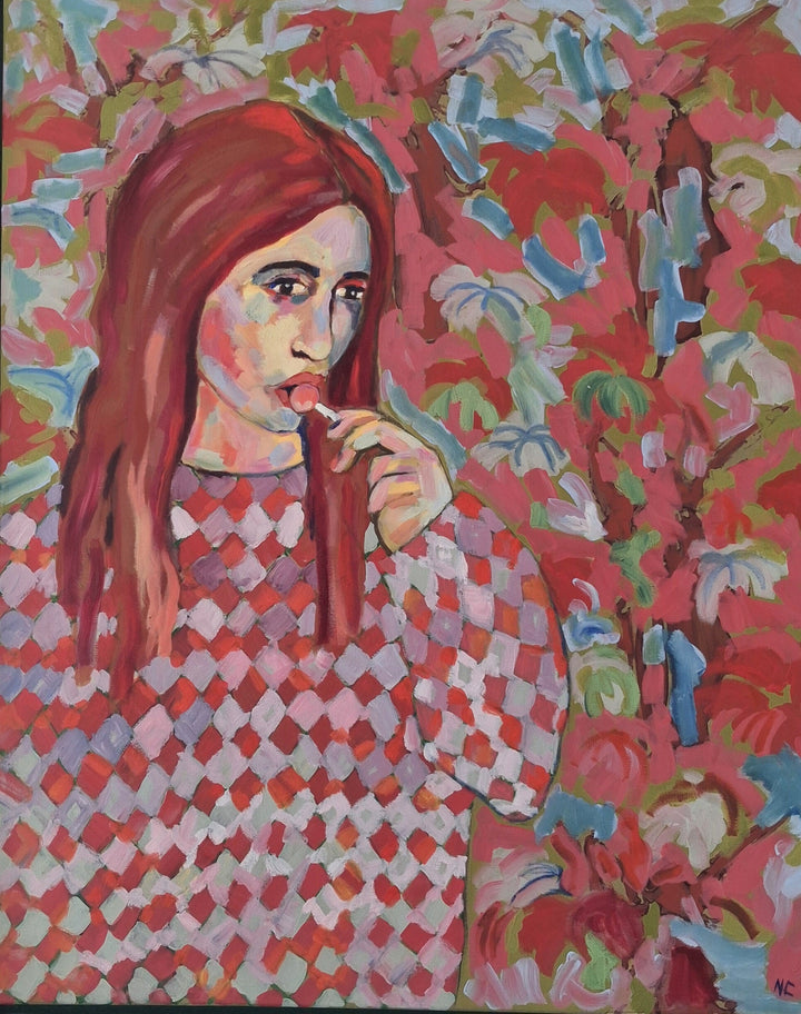 Bubble Gum Breakup by Natalie Chapman, original painting