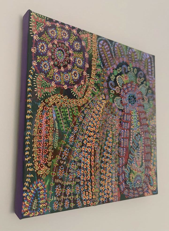 Violent Violets by Emma-Louise Grady, original artwork