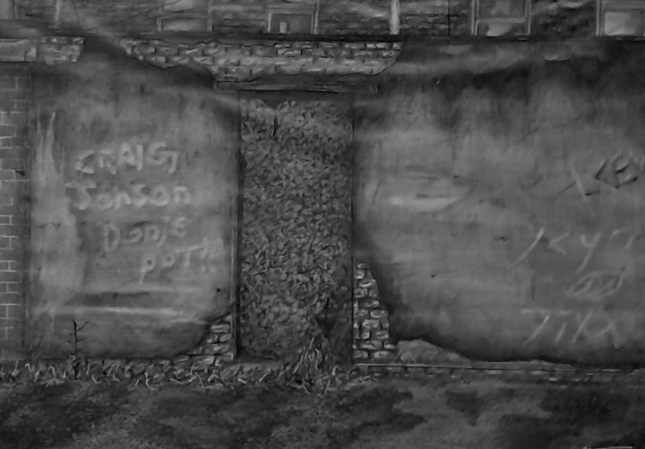 Crack House by Chloe Stevenson, original artwork