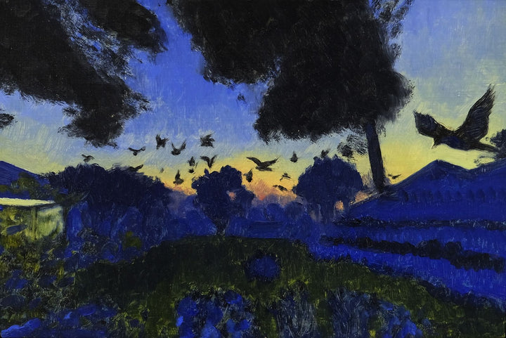 July by Ed Saye, original painting