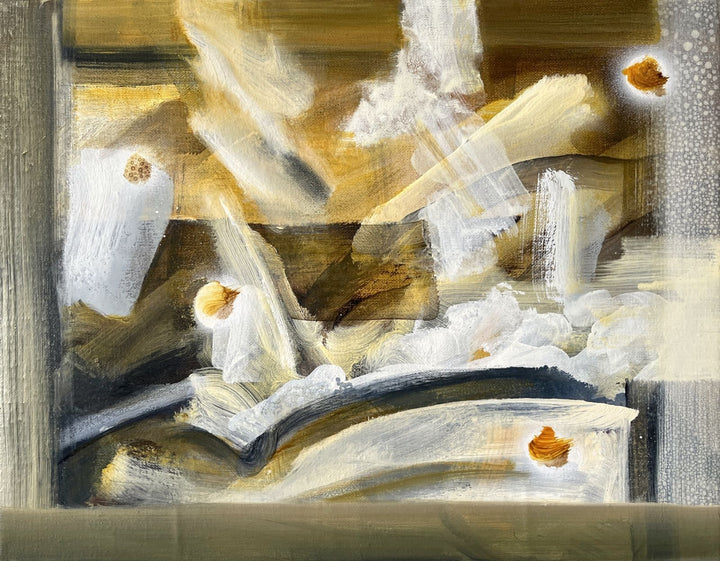 After Champagne by Jan Valik, original painting