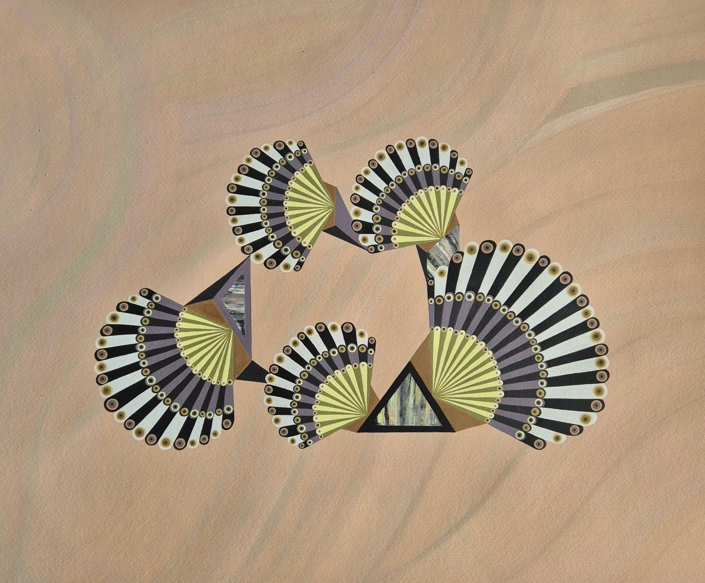 Heather Wreath by Larissa Virdee, original painting