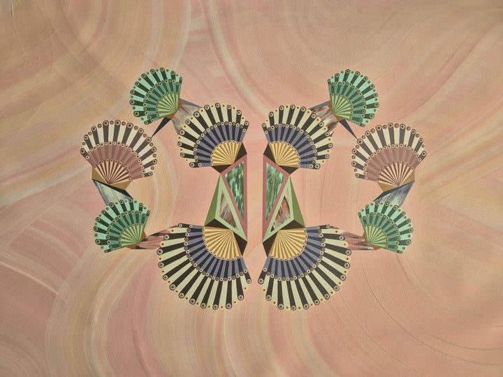 Reflection Wreath 1 by Larissa Virdee, original painting