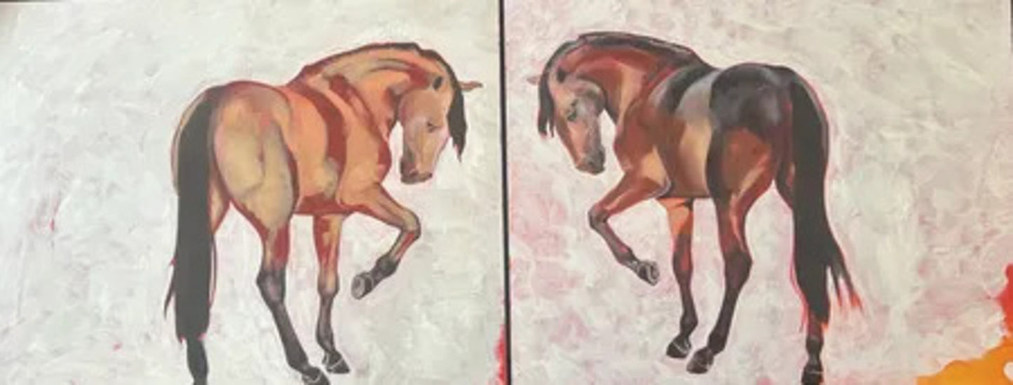 Horse Study One by Will Greene, detail 2