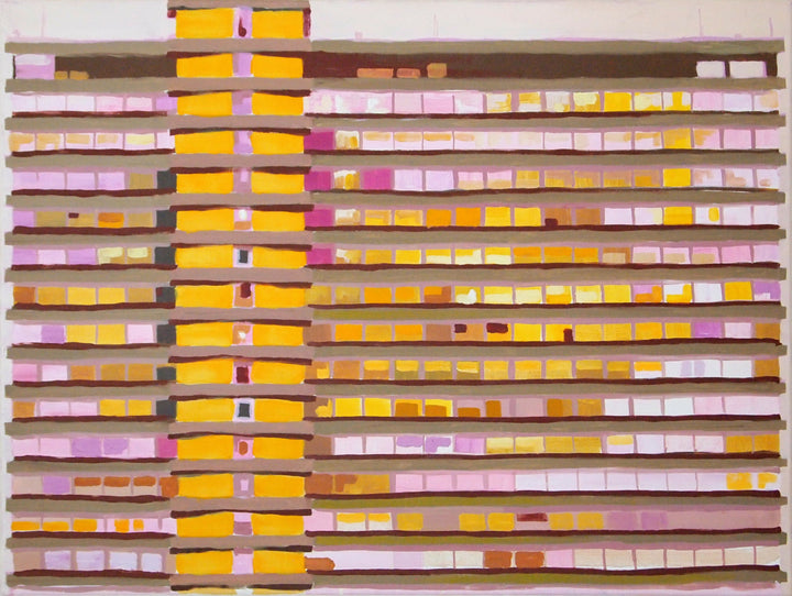 Yellow Tower by Keith Robinson, original artwork