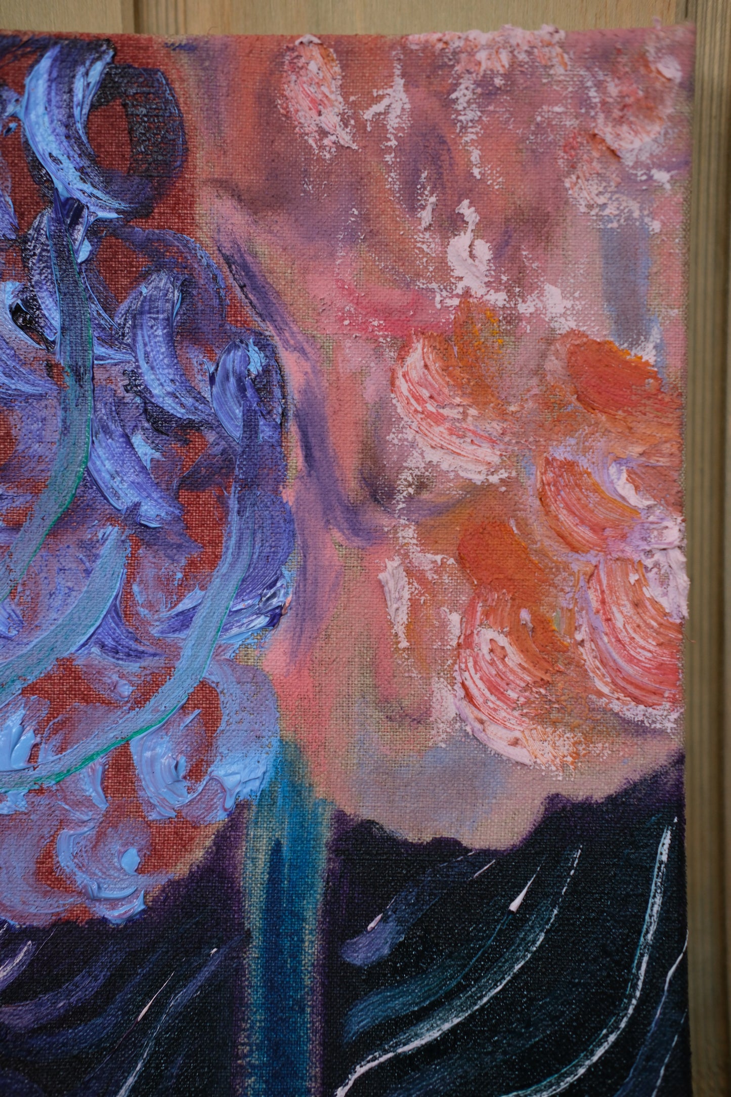 Blackbirds Feast At Night by Sian Egan