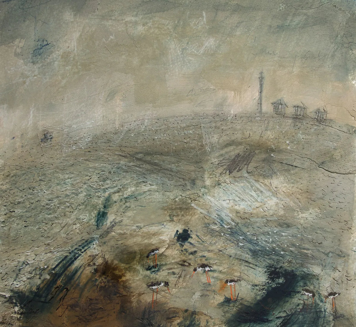 I Saw an Angel (lost in Clouds) - (Humber Estuary) by Stephen Todd