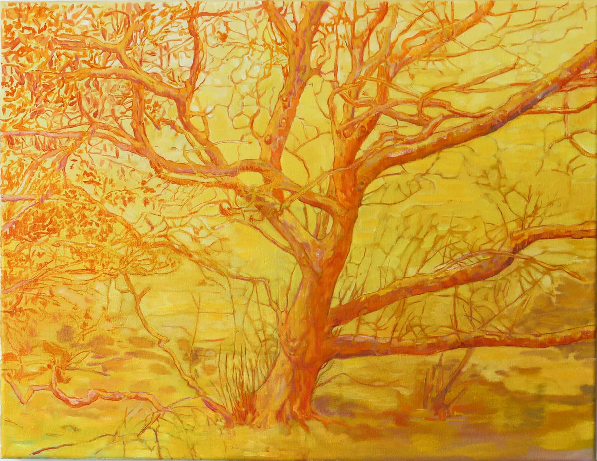 Cadmium Yellow Lone Tree by Sophie Baker
