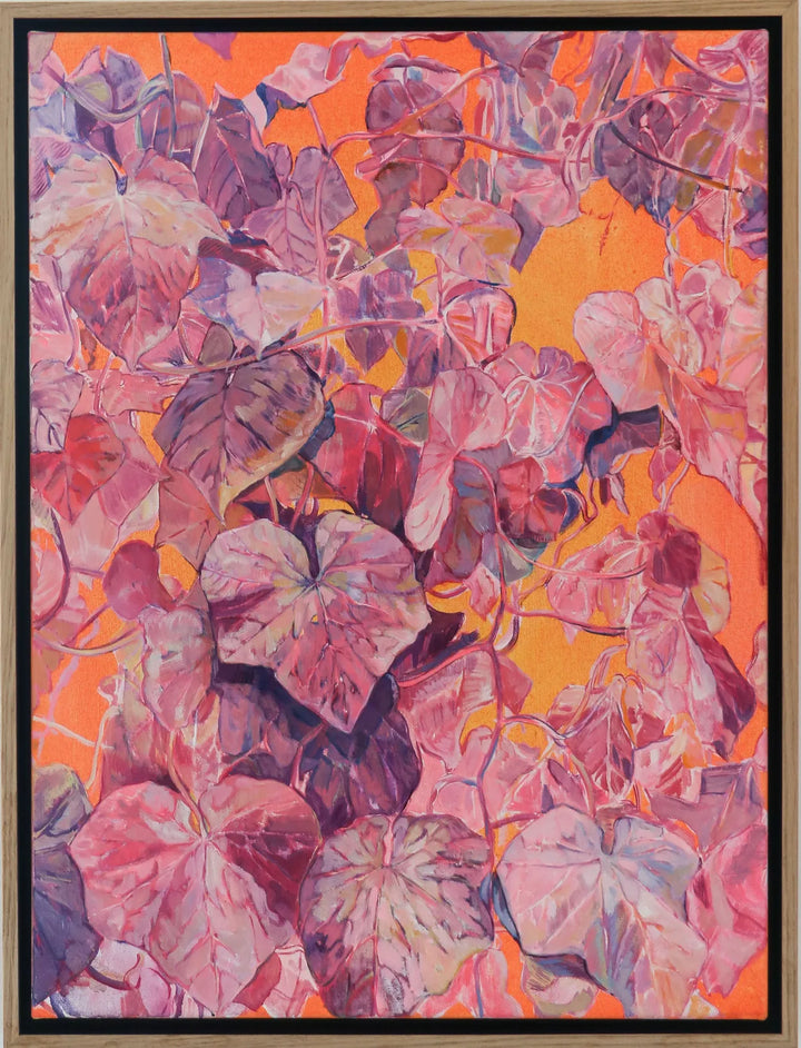 Cucumber Foliage (artwork Comes Framed) by Sophie Baker
