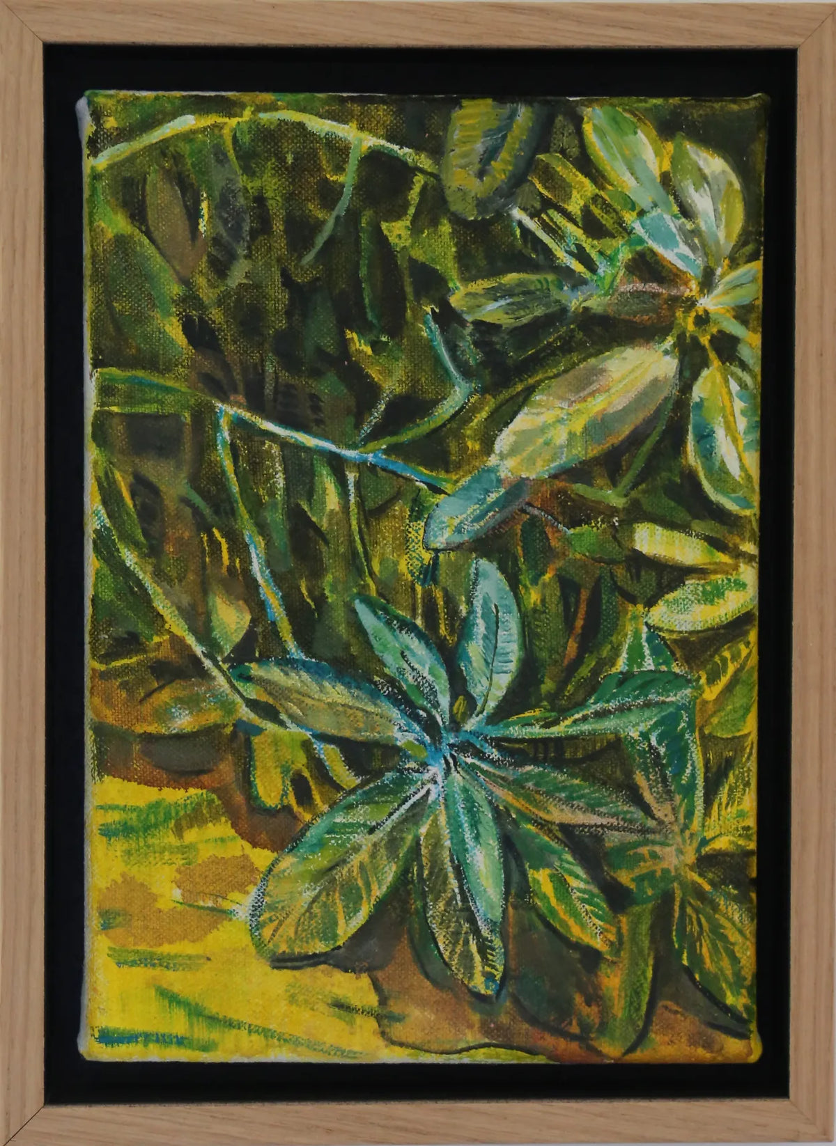 Overgrown Yellow 3 (artwork Comes Framed) by Sophie Baker