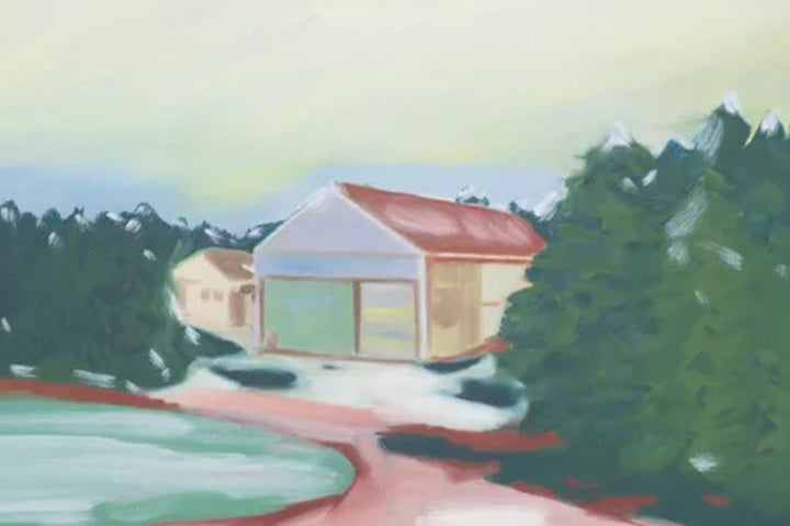 Barn by Laura Gaiger, original painting