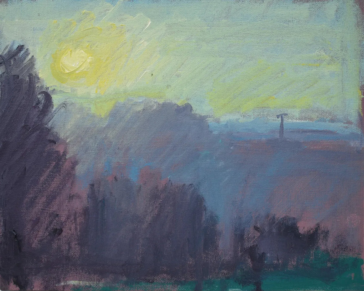 Dusk, Lamorna by Seth Marshall