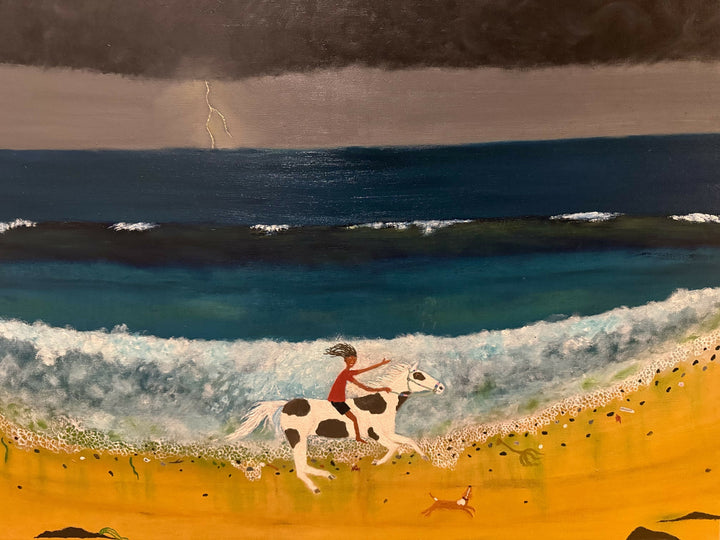 Racing the Storm by Errol Theunissen, original artwork