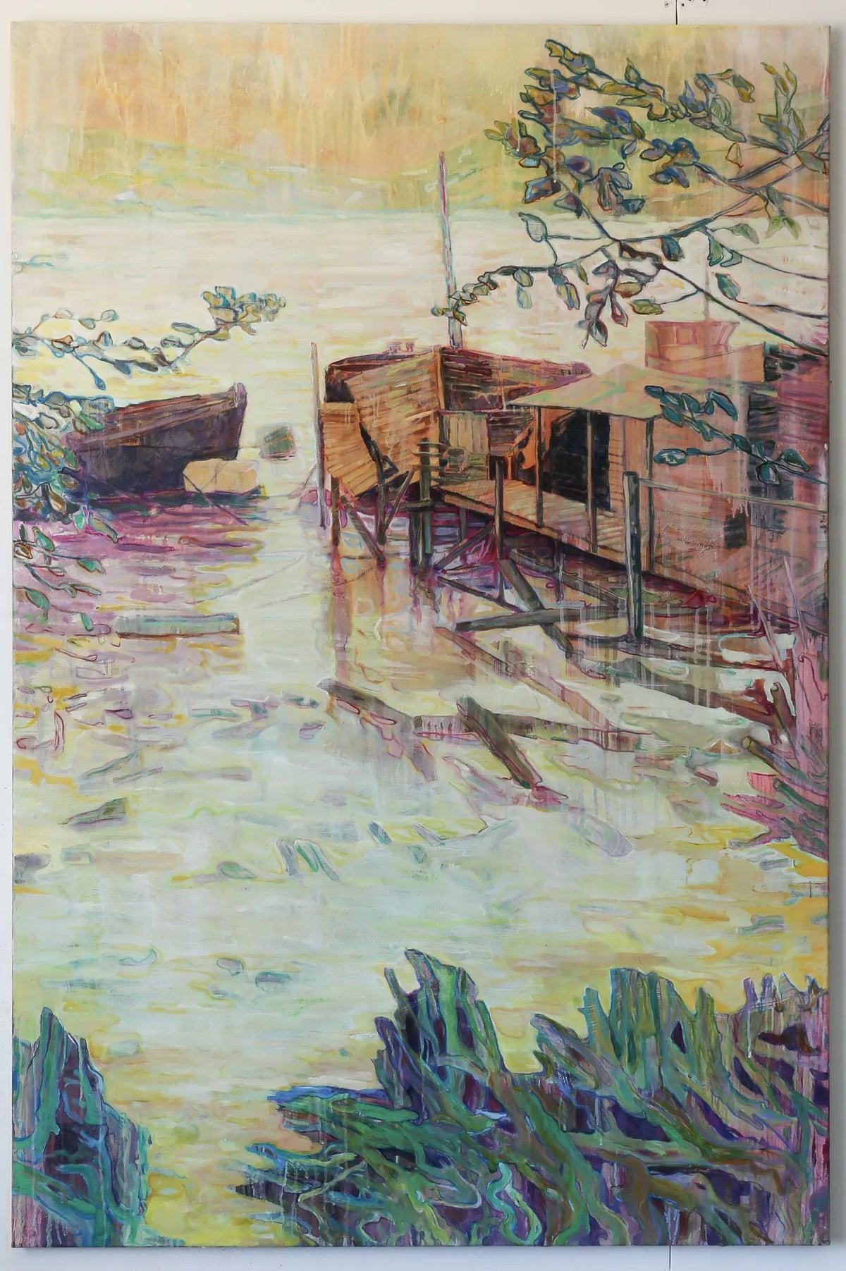 Ebbing Tide in the Estuary by Sophie Baker