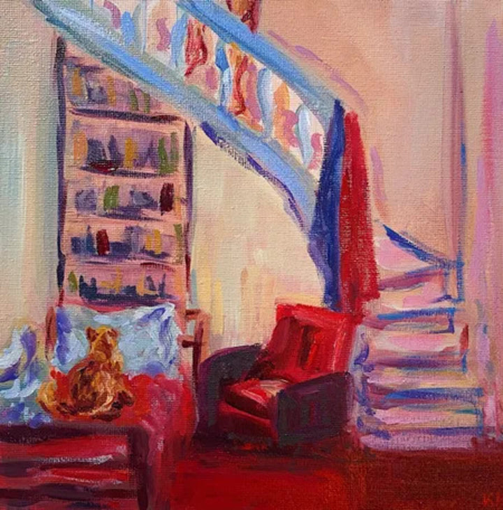 Baby Steps by Katherine Benson, original painting