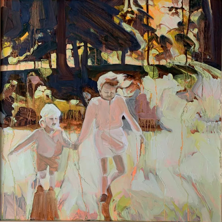Hold My Hand by Helen Latham, original painting