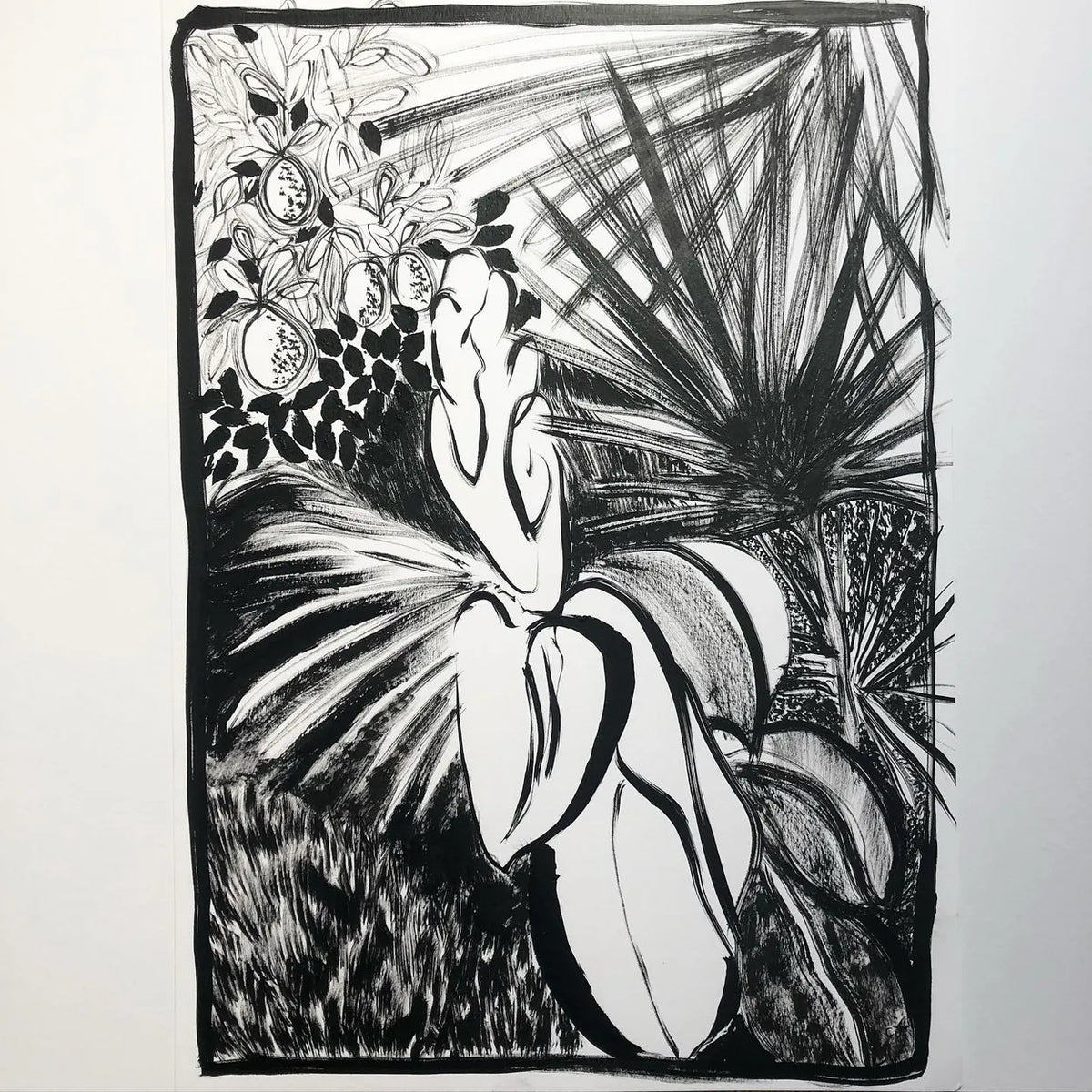 Fan Palm II by Charlotte Johnston