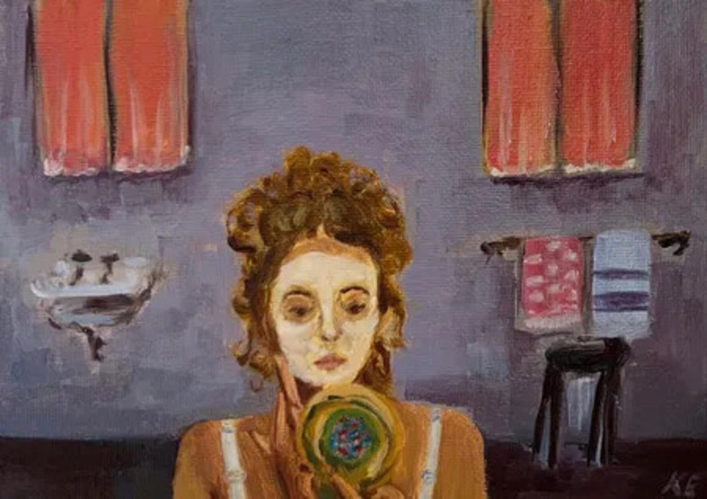 Sunday Reset by Katherine Benson, original painting