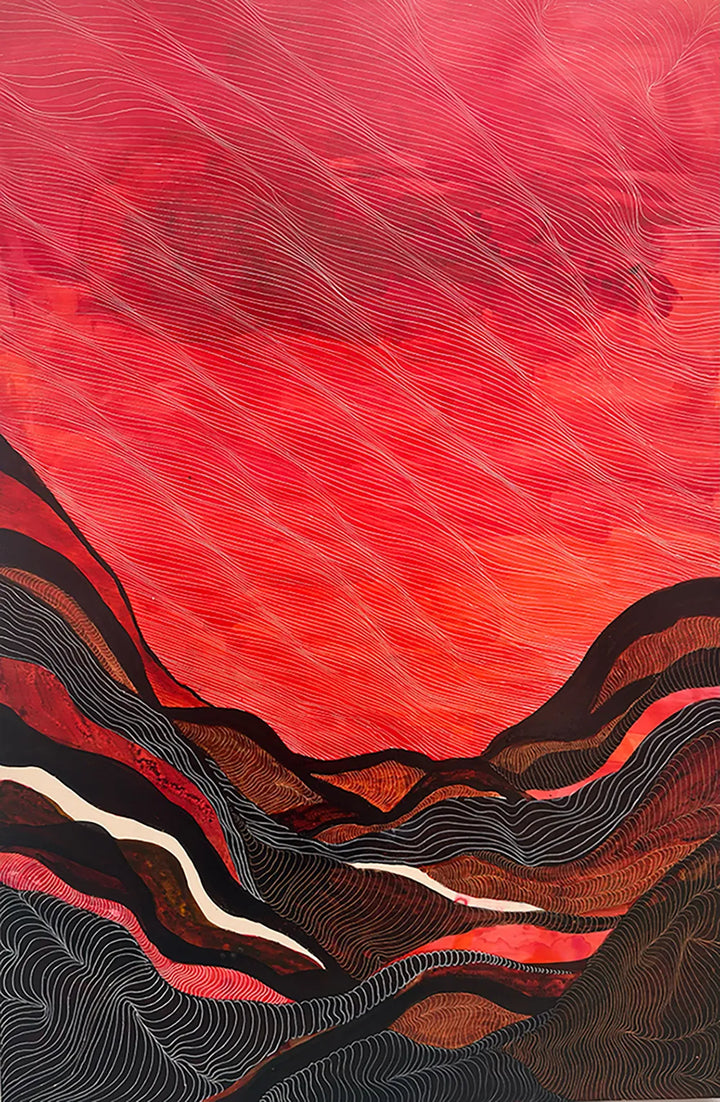 Imagined Topography II by Sara Willett