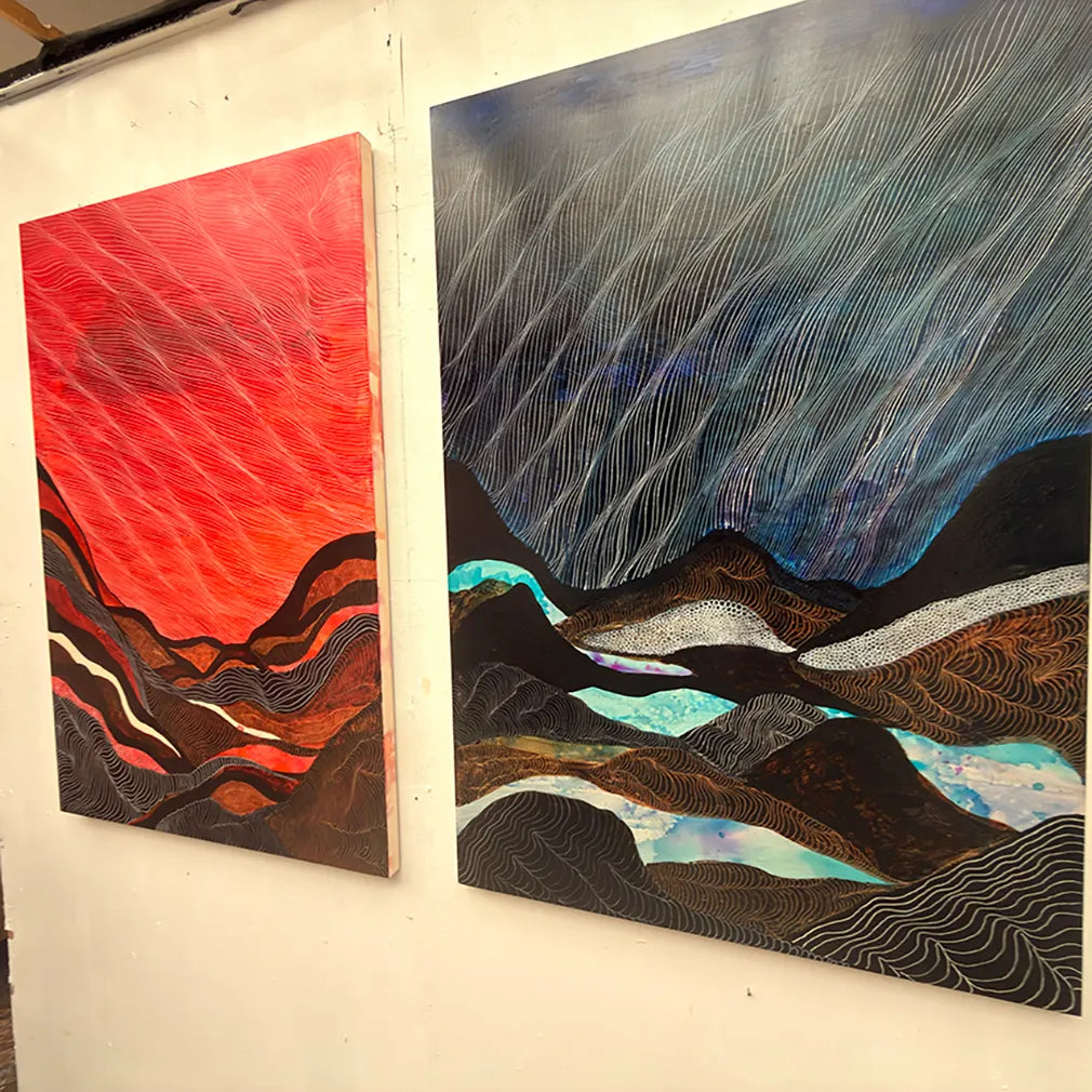 Imagined Topography II by Sara Willett