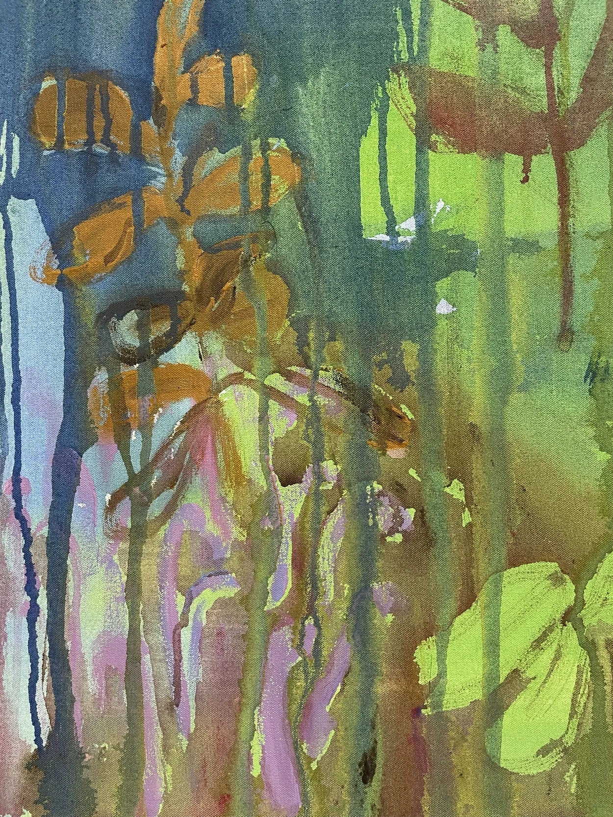 Kew Palm II by Charlotte Johnston, detail 2