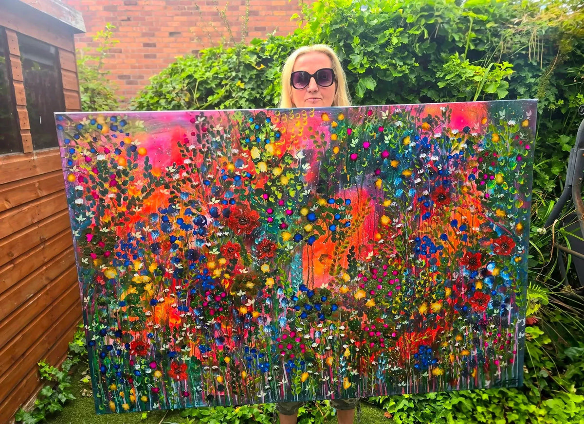 'When the sky fell into the flowers'