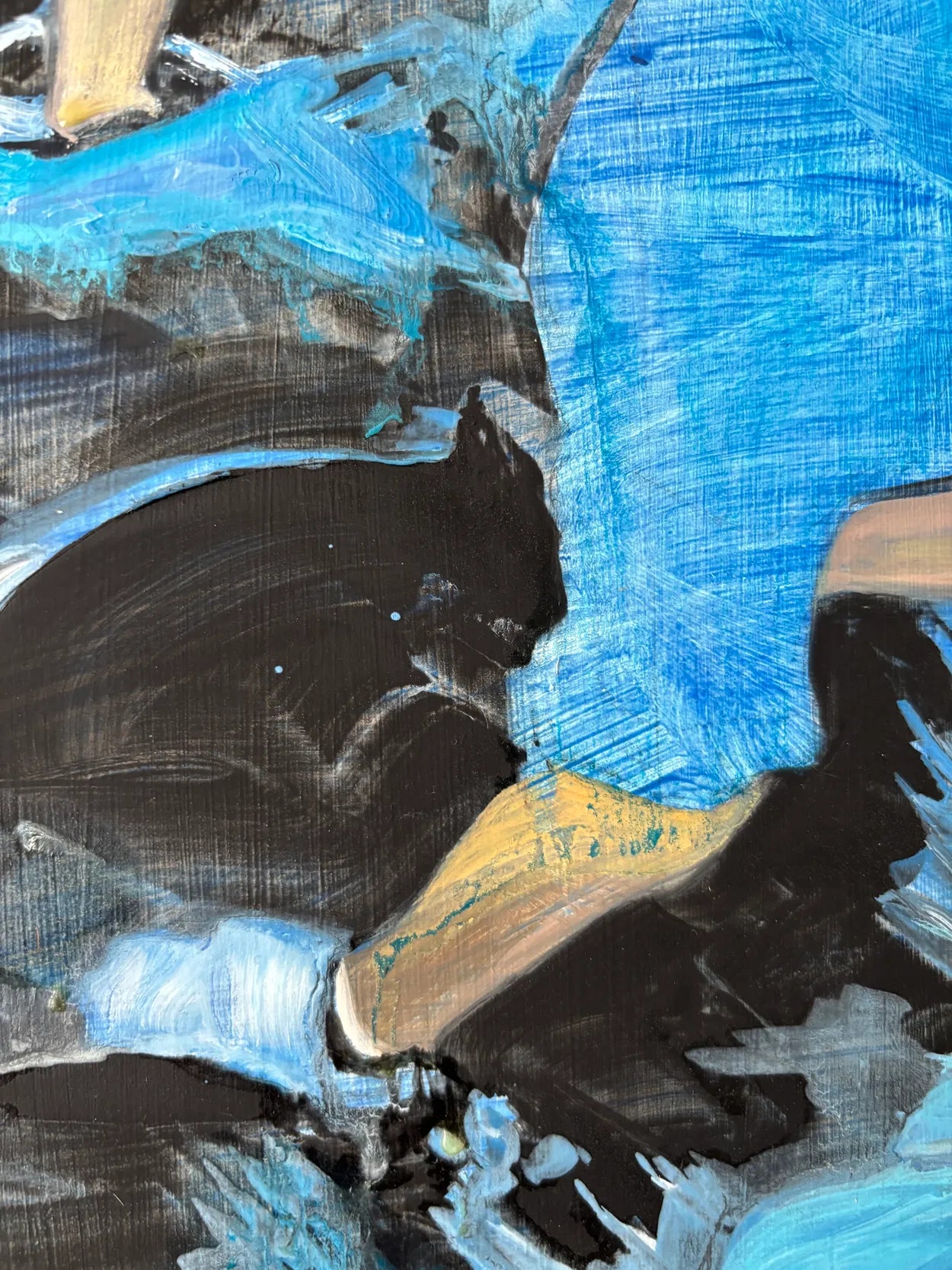 Making a Splash by Helen Latham, detail 2