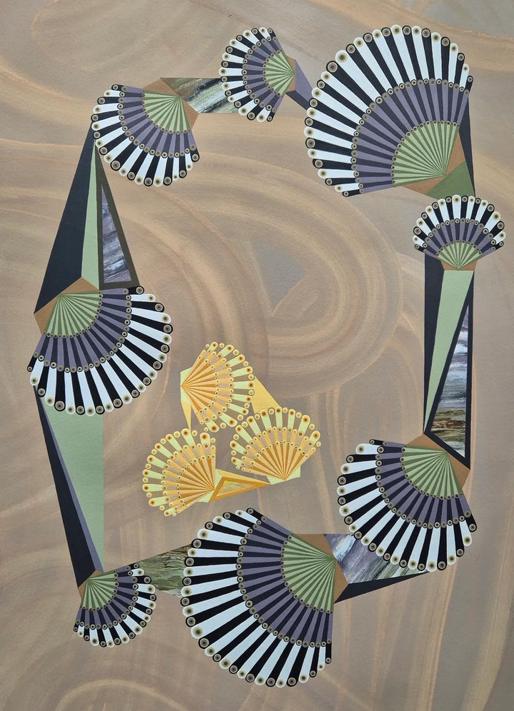 Mother and Sun Wreath by Larissa Virdee, original painting