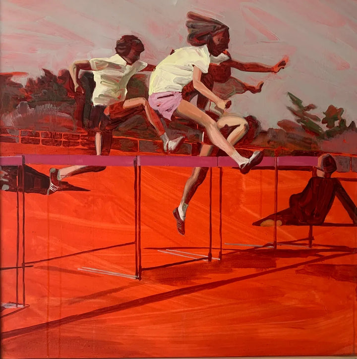 Olympics Next? by Helen Latham, original painting