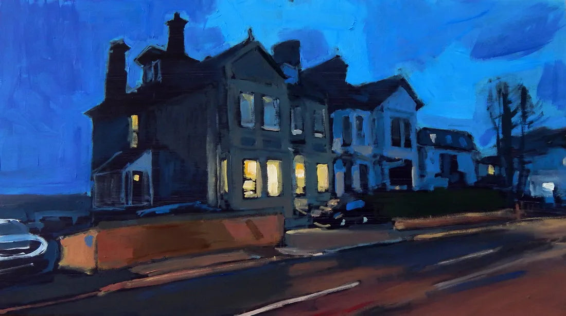 Guest House At Dusk by Seth Marshall