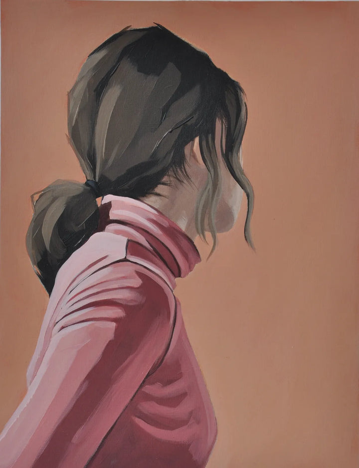 Pink Poloneck by Julia Blackshaw