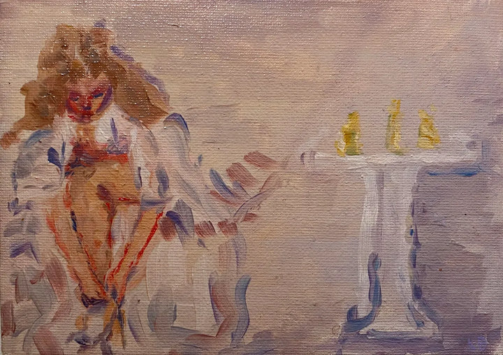 Putting Her Best Shoes On For the Supermarket by Katherine Benson