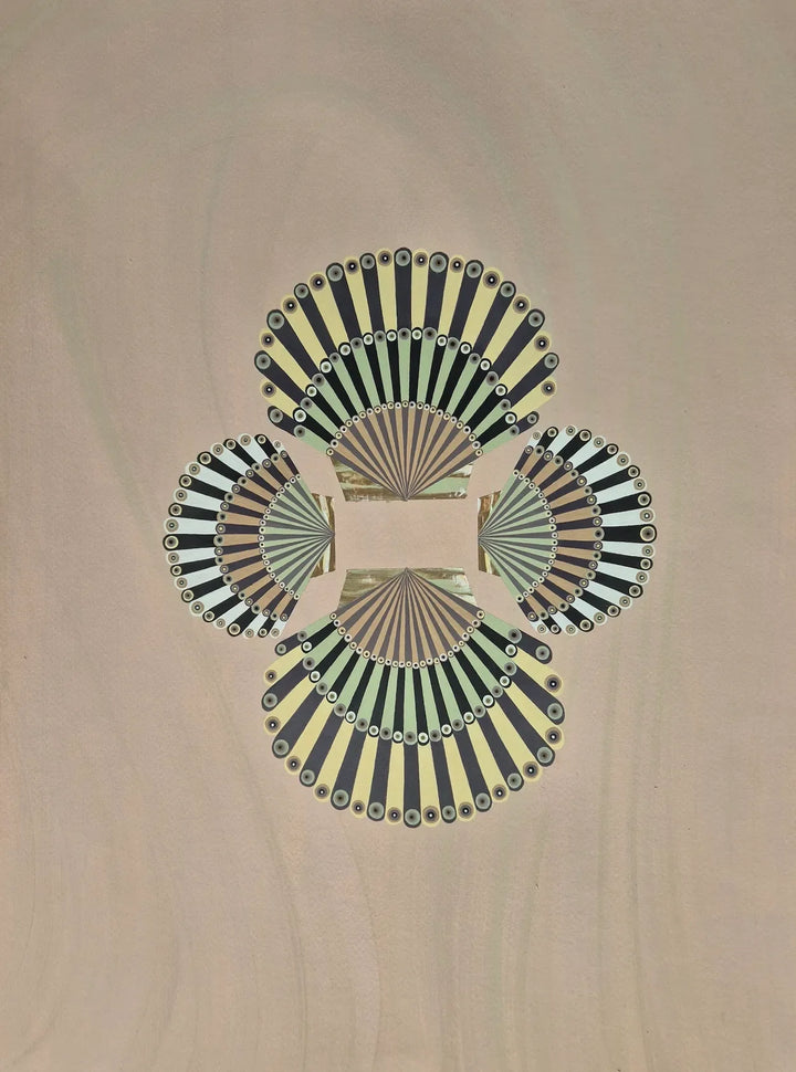 Reflection Wreath 2 by Larissa Virdee, original painting