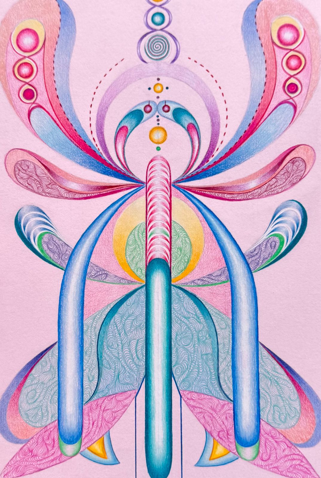 Flutter by Tia Taylor Berry, original drawing