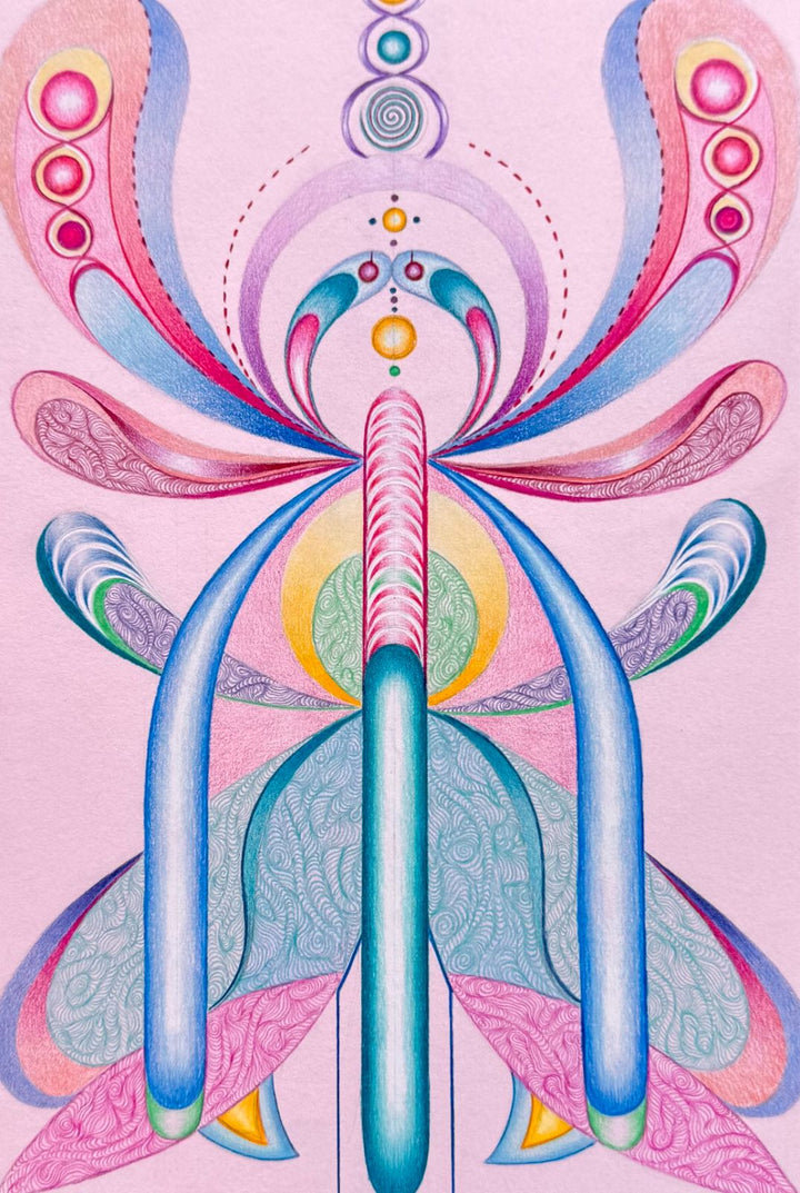 Flutter by Tia Taylor Berry, original drawing