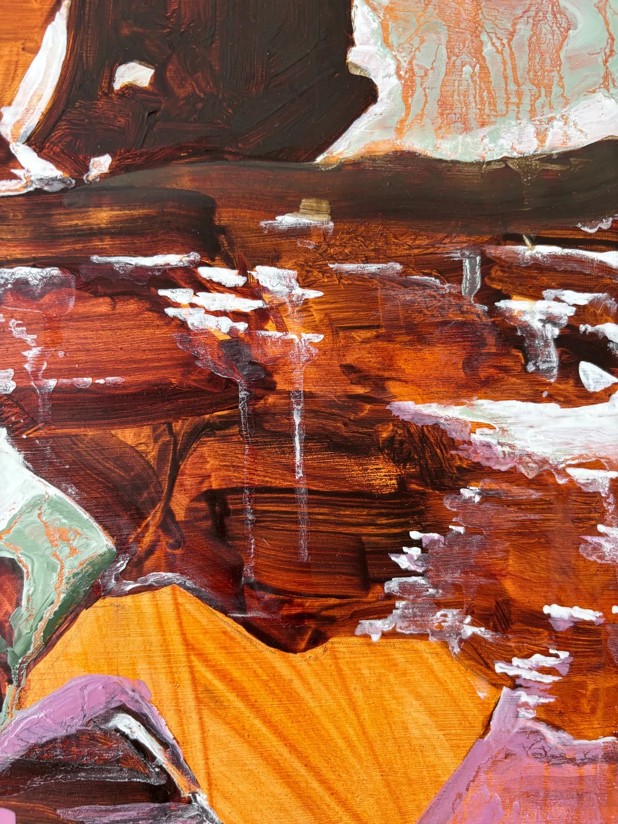 Up the Creek by Helen Latham, detail 2