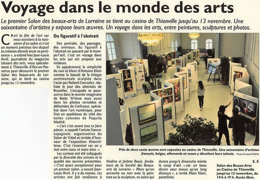 Wayne Sleeth awarded a ‘Mention Spéciale’ at the Salon Des Beaux Arts International