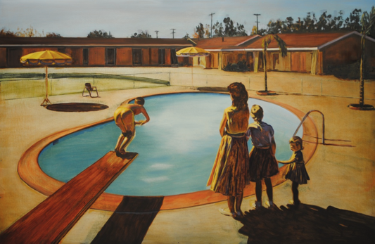 Utopian ideals as a now faded dream in the work of Ed Saye