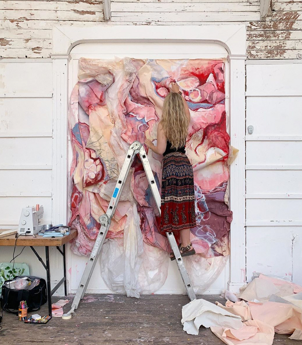In the studio with 2020 Falmouth graduate Emily Clarke (from the archive)