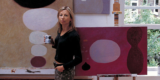 Beautiful video of Sue Williams A'Court hanging her Anonymous series.